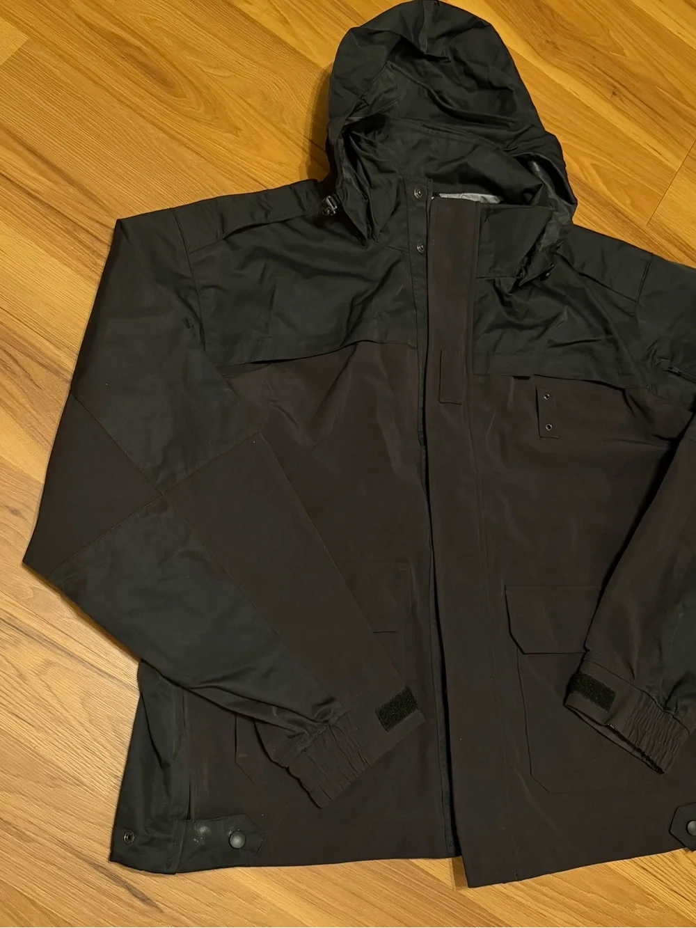 Blauer Black Hooded 9820 Tacshell Jacket
